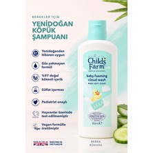 Childs Farm Aloe Vera ve Salatalık Özlü Yenidoğan Köpük Bebek Şampuan 160 ml