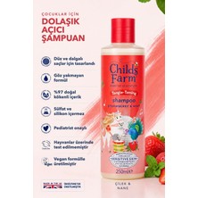 Childs Farm 250ML Çilek ve Nane Özlü Bebek Şampuan Göz Yakmayan Formül ile Hassas Ciltler İçin