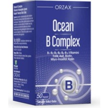 Orzax Ocean B Complex 60 Kapsül Aromasız Takviye Edici Gıda