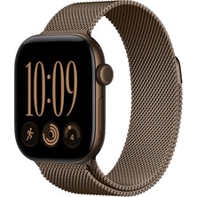 Mobaxaksesuar Apple Watch 44/45/46/49MM Kordon Milano Loop Metal Band 2/3/4/5/6/se/7/8/9/10/11/ultra