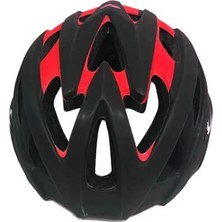 Kron Raptor - Kask - MV29 - Arka LED Lambalı - Fileli - Siyah/kırmızı - Xl Beden