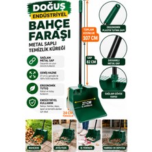 Doğuş Endüstriyel Faraş Bahçe Çöpçü Faraşı Temizlik Küreği Metal Saplı Toplam UZUNLUK:107 cm 1 Adet Gönderilir