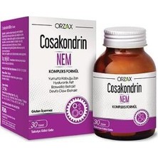 Orzax Cosakondrin Nem 30 Tablet Yumurta Kabuğu Zarı ve Hyaluronik Asit İçeren Türkiye Menşeli
