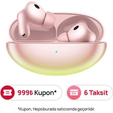 Huawei Freebuds Neo Kablosuz Kulaklık- Pembe, Aktif Gürültü Engelleme Kulaklık, 40 Saat Pil Ömrü, Ios ve Android Uyumlu