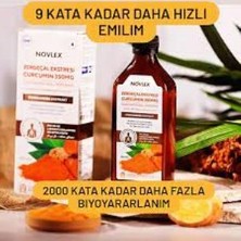 Novlex Zerdeçal Eki ve Piperin 250 ml Türkiye Menşeli Sıvı Takviye Edici Gıda İçeriği