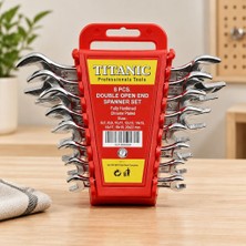 Royaleks Ağzı Açık Anahtar Takımı 6-22MM Taşıma Aparatlı