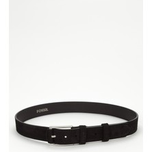 Fossil Hakiki Süet Deri 4 cm Yarma Spor Kemer