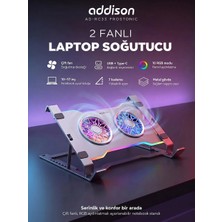 Addison AD-RC33 Frostonic 10''-17'' Uyum 7 Yükseklik Mod 10 Rgb Modlu Ayarlanabilir 1 USB 1 Type C G