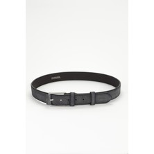 Fossil Hakiki Süet Deri 4 cm Yarma Spor Kemer