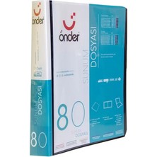 Önder 1280-3 Ön Cepli Sunum Dosyası 80’li Siyah