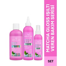 Ashley Joy Matcha Gloss Işıltı Veren 3'lü Saç Bakım Seti