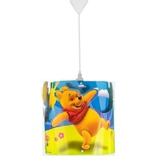 Ykc Pooh Şerit Tavan Sarkıt 1802 Lisanslı Çocuk Odası Dekoratif Aydınlatma