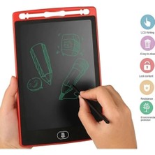 Str Store Blic-Btb-3 2024 LCD 8.5 Inç Grafik Yazı Çizim Tableti Kalemli Çocuk Yazı Tahtası Dijital Writting Tablet Kırmızı 1 Adet [pil Dahil]