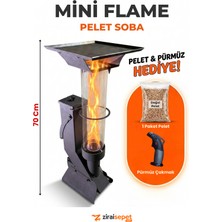 Zirai Sepet Ziraisepet Mini Flame Pelet Soba