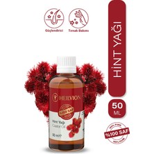 Hint Yağı %100 Saf ve Doğal Soğuk Sıkım 50 ml Saç & Cilt Bakım Yağı, Kaş & Kirpik Doğal Destek
