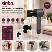 Ttt Sinbo Saç Kurutma Makinesi - Gri Renk - Sessiz Çalışma Özelliği