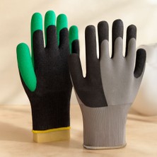 sbodurhome Irtıklı Işçi Eldiveni Xl (Siyah/yeşil/antrasit) ( 1 Adet)