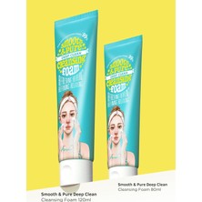 Str Store Smooth& Pure Deep Clean Cleansing Foam 80ML -Bitki Özlü Arındırıcı Doğal Cilt Temizleme Köpüğü