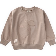 Cigit İnce Mevsimlik Sweatshirt 1-7 Yaş Sıcak Vizon