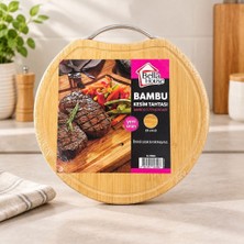 sbodurhome Yuvarlak Ahşap Kesim Panosu