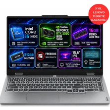 Lenovo Loq Intel Core I5-13450HX 16GB 512GB SSD 15.6" Fhd 144Hz RTX5060 8gb Gddr7 Freedos 83JE00JMTR