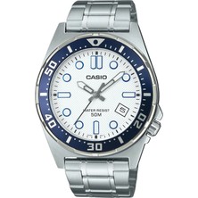 Casio Casıo MTD-135D-7A Çelik Kordon Takvimli Klasik Erkek Kol Saati