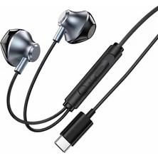 Anka Cep Cep Telefonu Aksesuarları Samsung  S24 Ultra Uyumlu Type-C Metal Kulaklık EP-216-ZR