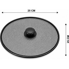 Str Store Yağ Sıçratmaz Tel Kapak Kulplu Metal Çerçeve 25 cm