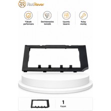 Ozemtek Roborock Q5 Pro / Q5 Pro+ / Q8 Max / Q8 Max+ Robot Süpürge Fırça Kapağı Yedek Parça Seti 1 Adet Siyah
