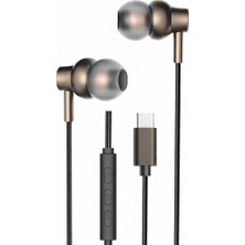Anka Cep Cep Telefonu Aksesuarları Samsung  Z Flip 4 Uyumlu 3D Hi-Res Magnetik Özellikli Type-C Kablolu Kulak Içi Kulaklık Er-09