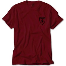 Z zepplin Ferrari Logo Horse Kırmızı Tişört