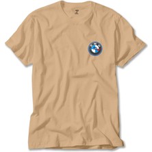 Z zepplin Bmw Gs Logo Krem Tişört