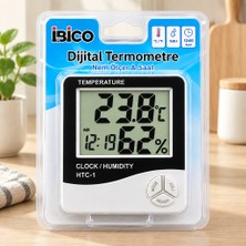 Str Store Dijital Saat Sıcaklık ve Nem Ölçer (Pilli)