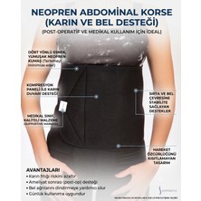 Supportive Termal Abdominal Korse Terletme Etkili Şekillendirici ve Bel Destek Korsesi  Doğum Sonrası Korse