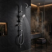 Creavit SH640 Tepe Duş Sistemi Kendinden Temizleyicili (Oval)