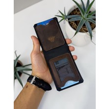 Bee Black %100 Hakiki Deri Clark Model Erkek Cüzdan - Mıknatıslı Şık Minimalist Cüzdan