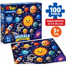 Gezegenler 100 Parça Puzzle