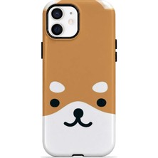 Piyasa Sepeti iPhone 12 Vorian Çift Katmanlı Karamel Köpekli Kılıf