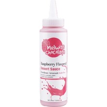 Melwiss Chocolate Raspberry Flavored Dessert Sauce (Frambuaz Aromalı Tatlı Sosu) 330 gr *3'lü