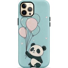 Piyasa Sepeti iPhone 12 Pro Max Vorian Magsafe Çift Katmanlı Balonlu Pandalı Kılıf