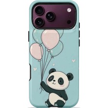 Piyasa Sepeti iPhone 18 Pro Max Vorian Magsafe Çift Katmanlı Balonlu Pandalı Kılıf