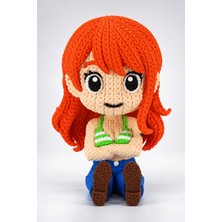 Star Figür One Piece - Nami - Amigurumi Tarzı Yün Görünümlü Figür