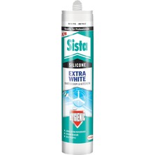 Extra White Silikon Çok Amaçlı ve Su Geçirmez Mutfak ve Banyo Silikonu, Sıhhi Tesisat Içinsilikon, 280 Ml'lik 1 Kartuş