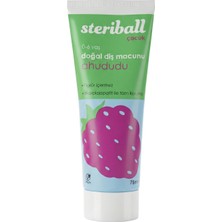 Doğal Diş Macunu Florürsüz 75 ml - Ahududu Florür Içermez, Hidroksiapatit ile Tam Koruma, Vegan