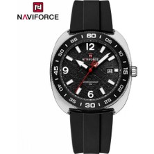 Naviforce Siyah Silikon Kayışlı Analog Dijital Kol Saati