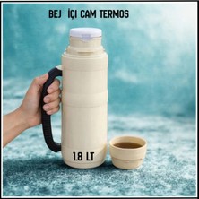 Igloo Uyguna-Yakala 1.8 Lt - Bej  Içi Cam TERMOS-ERM.247