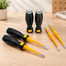 MiraLive Kontrol Kalemi ve Tornavida Çift Uçlu Ergonomik Saplı