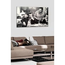 Talya Tablo Talya Siyah Beyaz Sadri Alışık Yeşilçam Kanvas Tabloları 50X35 NO-1060