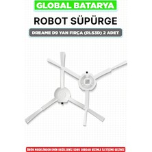 Global Batarya Dreame D9 Robot Süpürge Yan Fırça (RLS3D) 2 Adet
