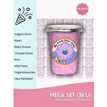 My Sweety Cotton Candy Yaban Mersini Aromalı Pamuk Şeker 36’lı Mega Set